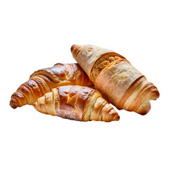 croissant isolated on white