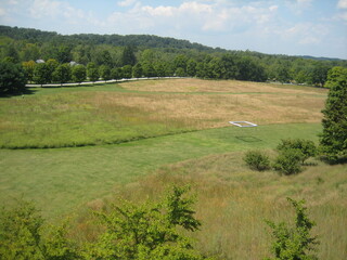 Fototapeta premium landscape with art