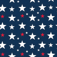 Obraz premium Seamless star flag patterns
