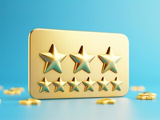 Loyalty Points  A card with points and stars