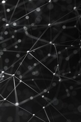 Dots connected by lines to form a larger image or pattern, symbolizing how individual contributions create a whole 