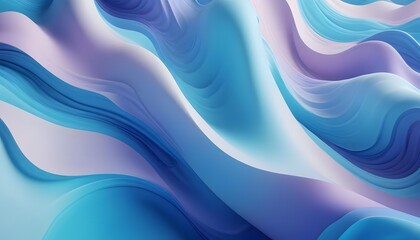 Obraz premium Abstract background with blue and orange glowing lines, 3d render, background with colorful flowing curved waves relief in close up view, Colorful wavy stripes plastic or plasticine soft texture