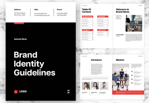 Red And Black Brand Guidelines