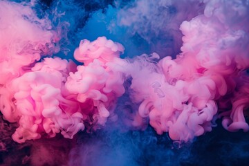 Fototapeta premium colorful vibrant smoke bomb explosion clouds in the shape of a heart - on transparent background . Beautiful simple AI generated image in 4K, unique.
