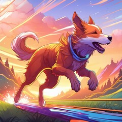 大地を蹴って走り出す。