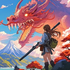 ドラゴンハンターの名もなき少女