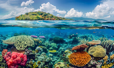 Naklejka premium Beautiful views and nature