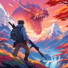 巨大ドラゴン、迫る！