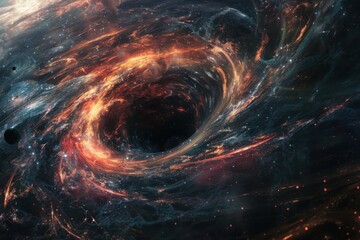 Black hole in the space