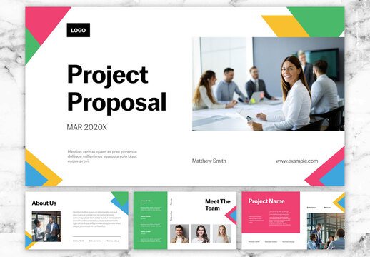 Colorful Business Project Proposal