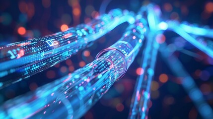 A globle transferring data cables sarver background