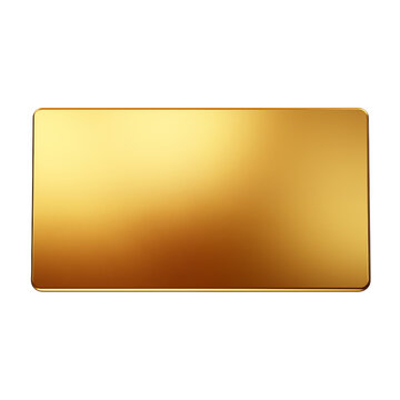 gold rectangle transparent background