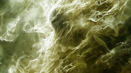 Alien with long, flowing hair and delicate features, ethereal entity