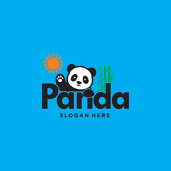 panda logo template vector illustration