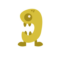 Abstract Cartoon Monster