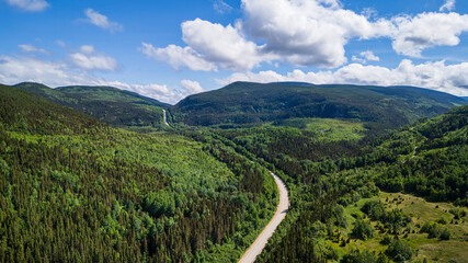 Laurentides Landscape, Charlevoix region, Quebec, Canada