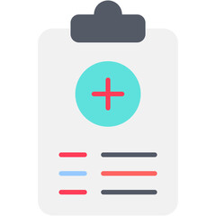 report, medical report, clipboard, document, hospital Icon
