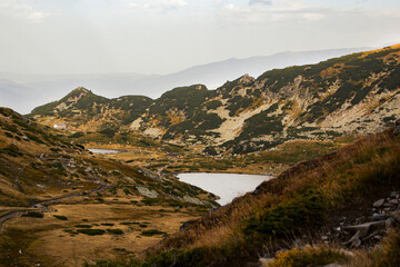 Bulgaria, National Rila park, lake in the mountains