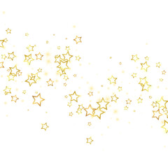 Christmas stars vector overlay.