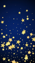 Magic stars vector overlay.  Gold stars scattered