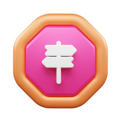 Obraz premium User Interface 3d icon illustration