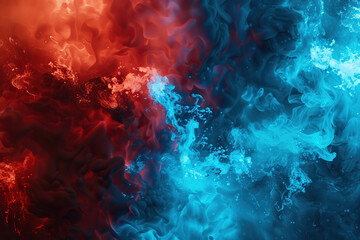 Generative ai on theme of beautiful texture water and fire for design natural abstract background