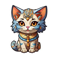 Obraz premium Cultural cat PNG 4000x4000 high resolution