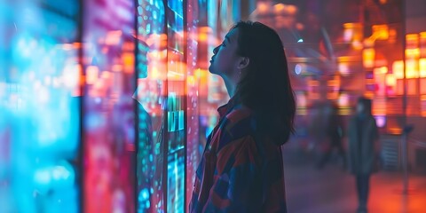 Exploring Human Perception An Art Installation Merging Physical and Digital Realities with AR. Concept Immersive Experience, AR Technology, Human Perception, Art Installation