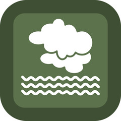 Mist Glyph Green Box Icon