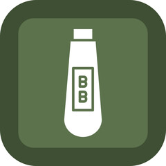 Bb Cream Glyph Green Box Icon