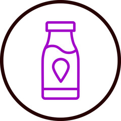 Disposable packaging trends Vector Line Purple Circle Black