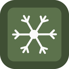 Snowy Glyph Green Box Icon