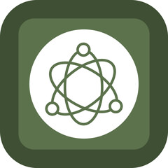 Science Fiction Glyph Green Box Icon © Haris