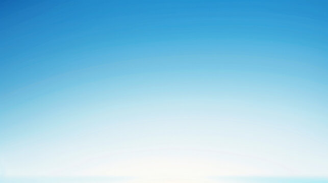 A blue sky with no clouds. The sky is very clear and bright
