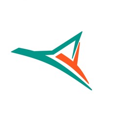 plane isolated on white