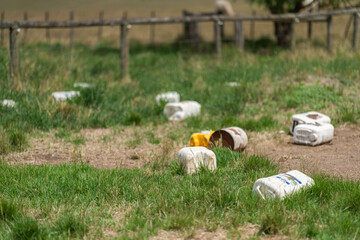 farm herbicide and chemical containers disposal, farm waste and pollution