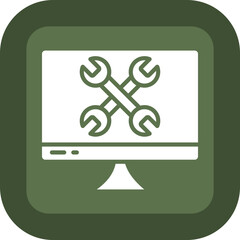 Tiilkit Glyph Green Box Icon