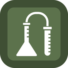 Treatment Glyph Green Box Icon