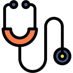 stethoscope, healthcare, doctor, medical tools, doctor equipment Icon