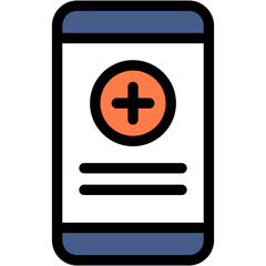 Fototapeta premium mobile, mobile appointment, online, doctor, healthcare Icon