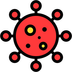 Virus, bacteria, infection, covid-19, coronavirus Icon