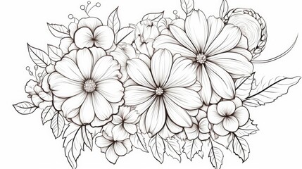 white flower isolated