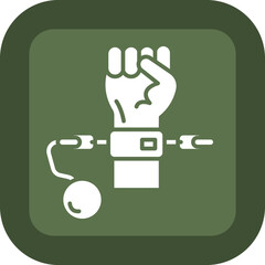 Slave Glyph Green Box Icon