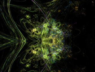 Imaginatory fractal abstract background Image