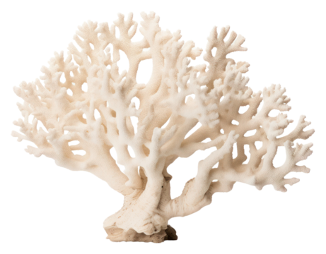 PNG Elkhorn coral nature sea white background.