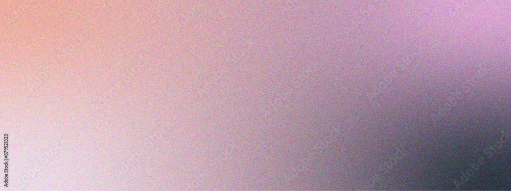 Poster Soft and blurred bright, colorful and grainy gradient. Gradient pastel background with a rough texture. Detailed grainy texture on a soft gradient background.