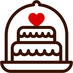 cake, sweet, dessert, heart , love and romance, miscellaneous, valentines day, valentine Icon