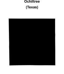 Ochiltree County (Texas) blank outline map