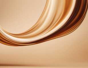 Swirling Beige and Brown Liquid Texture