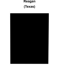 Reagan County (Texas) blank outline map